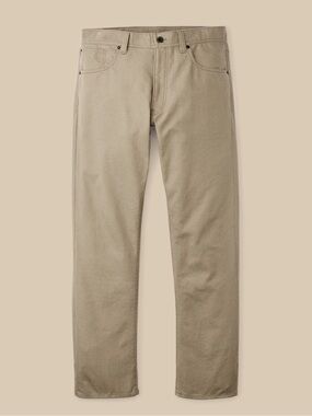 Filson Dry Tin Cloth 11.5 Oz 5-Pocket Pant Khaki Canvas Workwear Pant 34x34